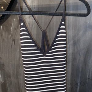 ☠️STRAPPY STRIPED BODY SUIT☠️